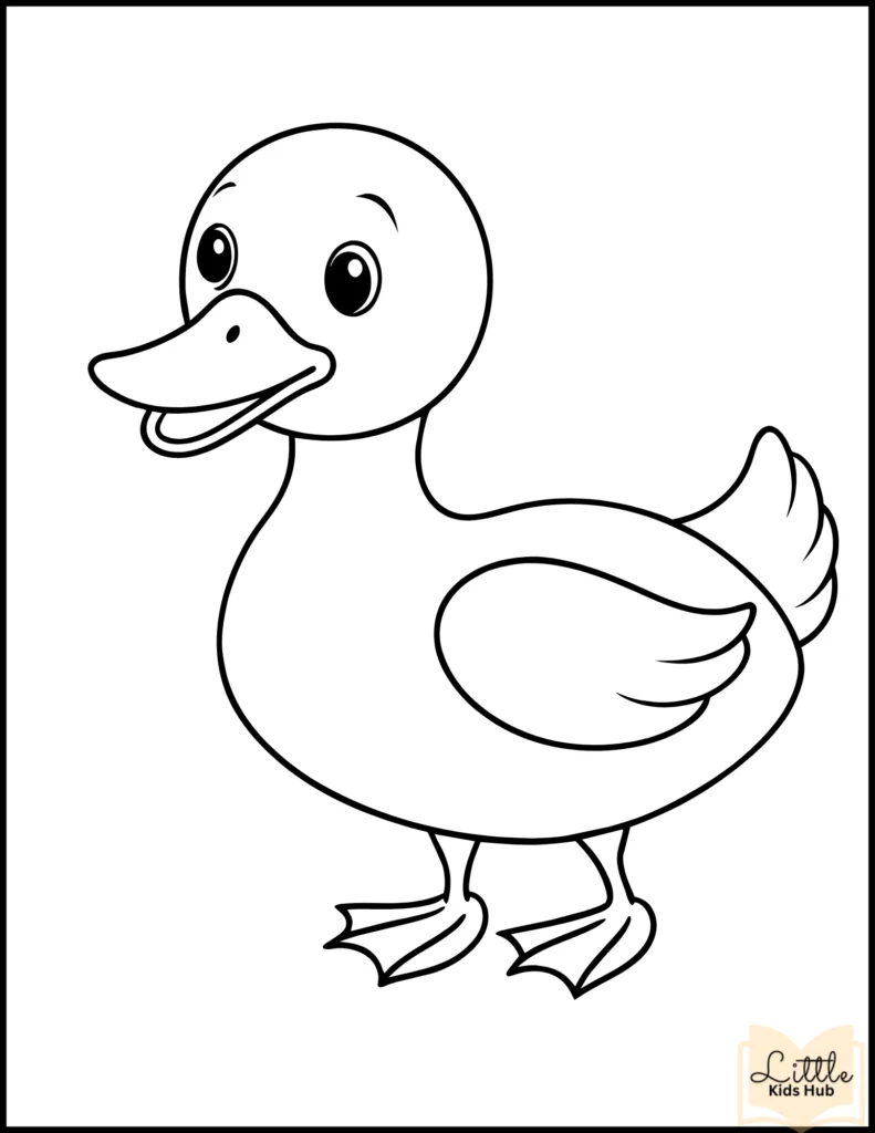 Duck Coloring pages