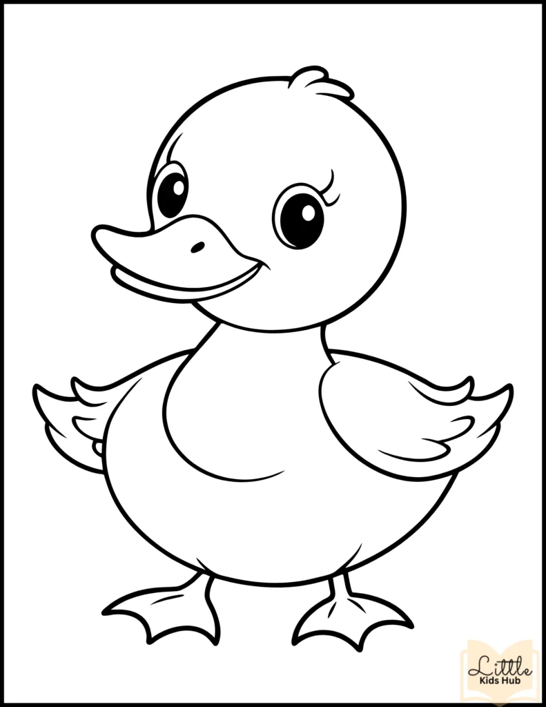 Duck Coloring pages