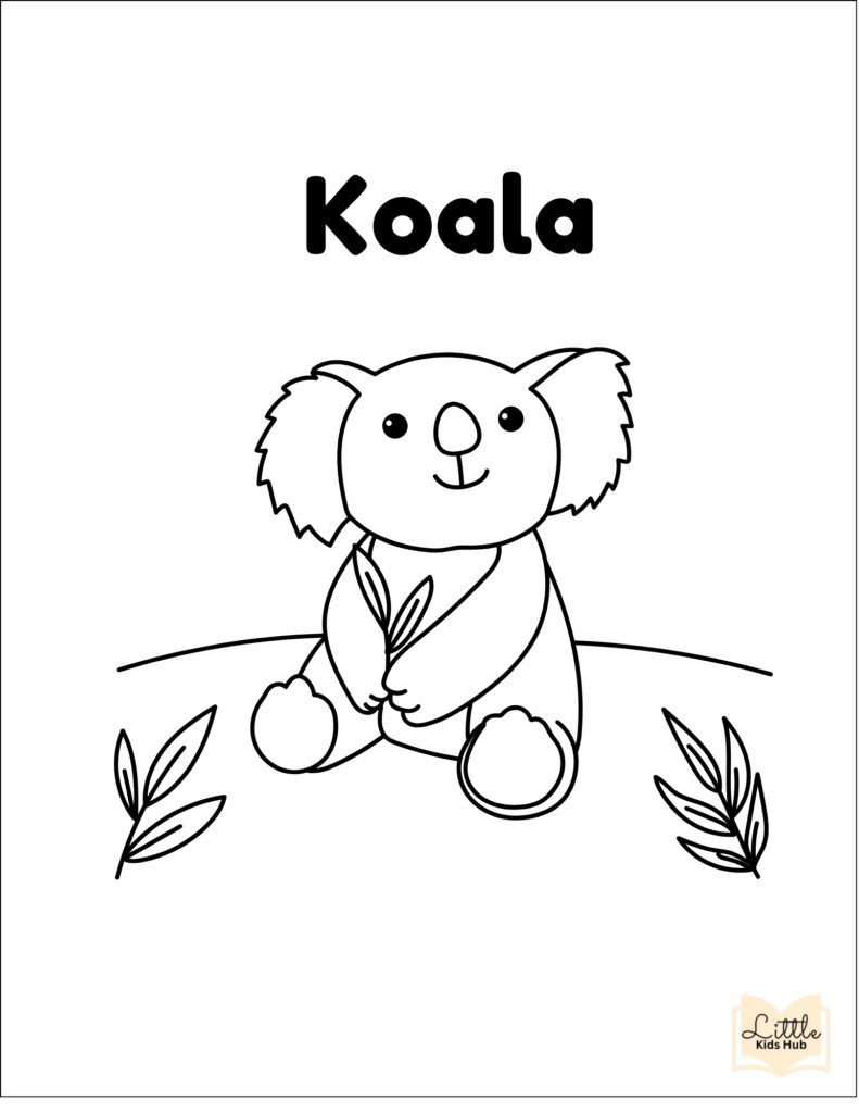 zoo animal coloring pages