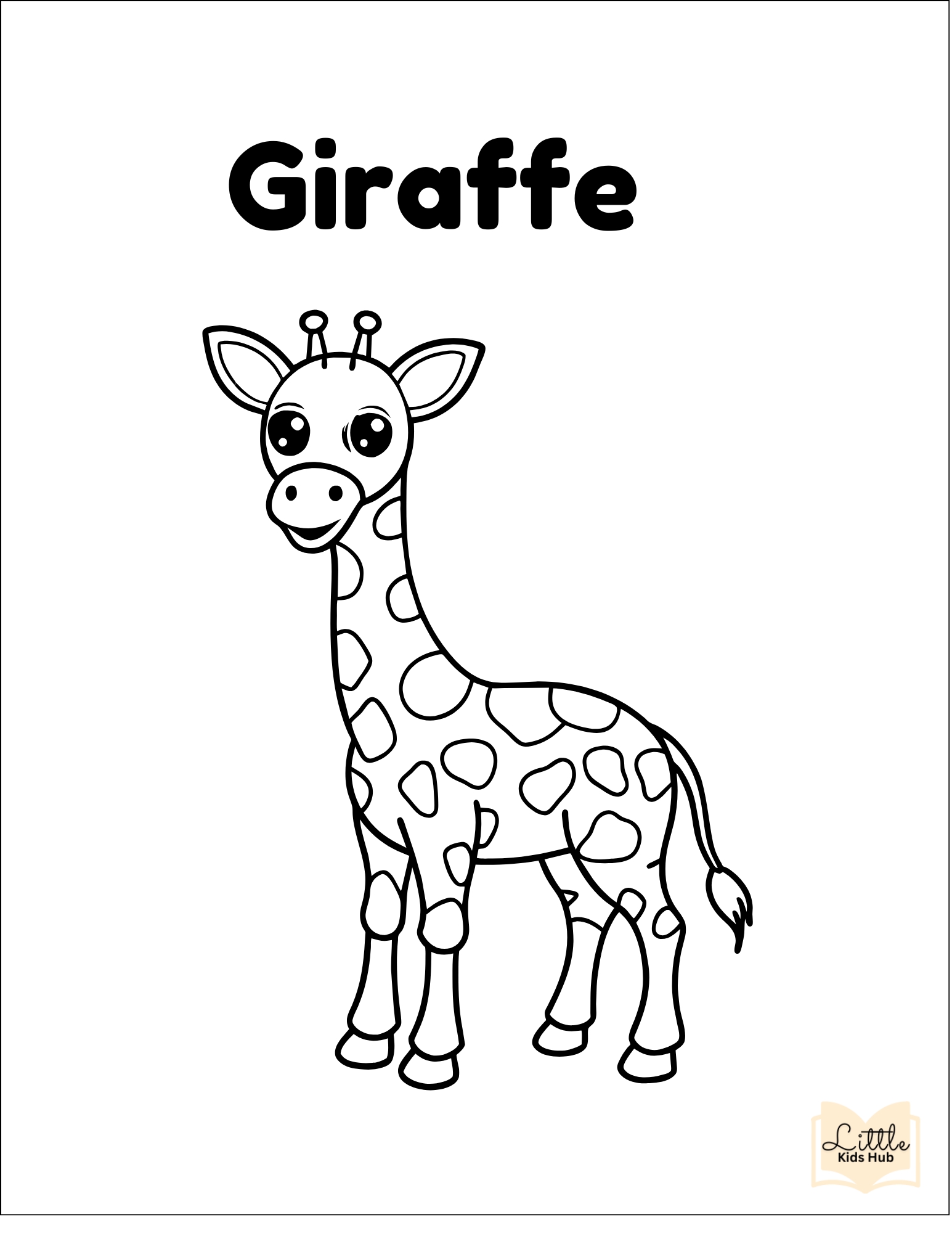 zoo animal coloring pages