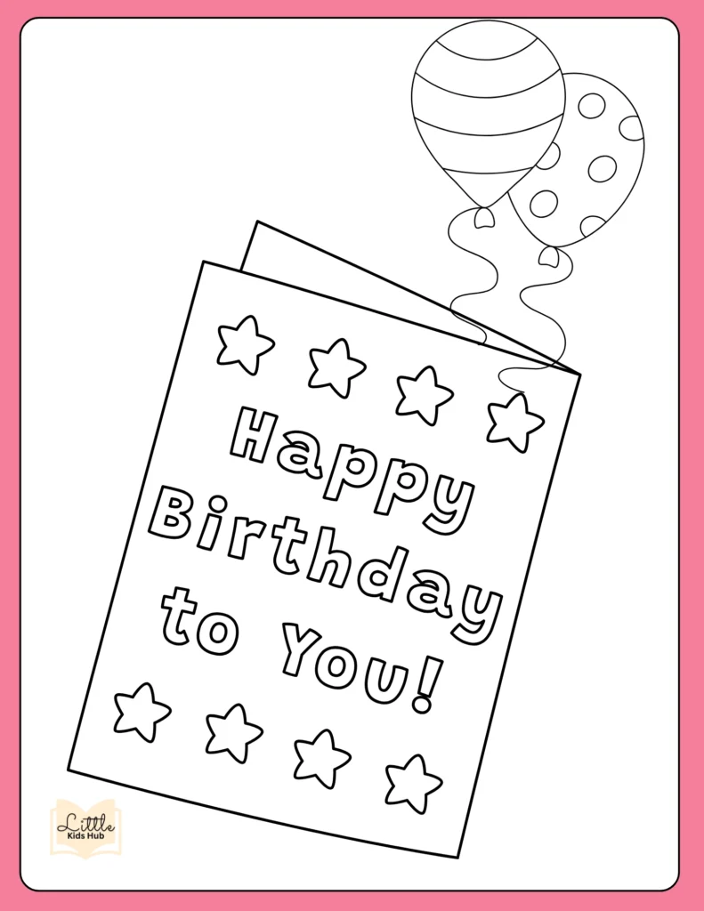 Happy birthday coloring pages,| free printable coloring pages