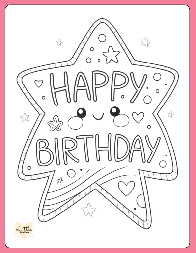 Happy birthday coloring pages,| free printable coloring pages