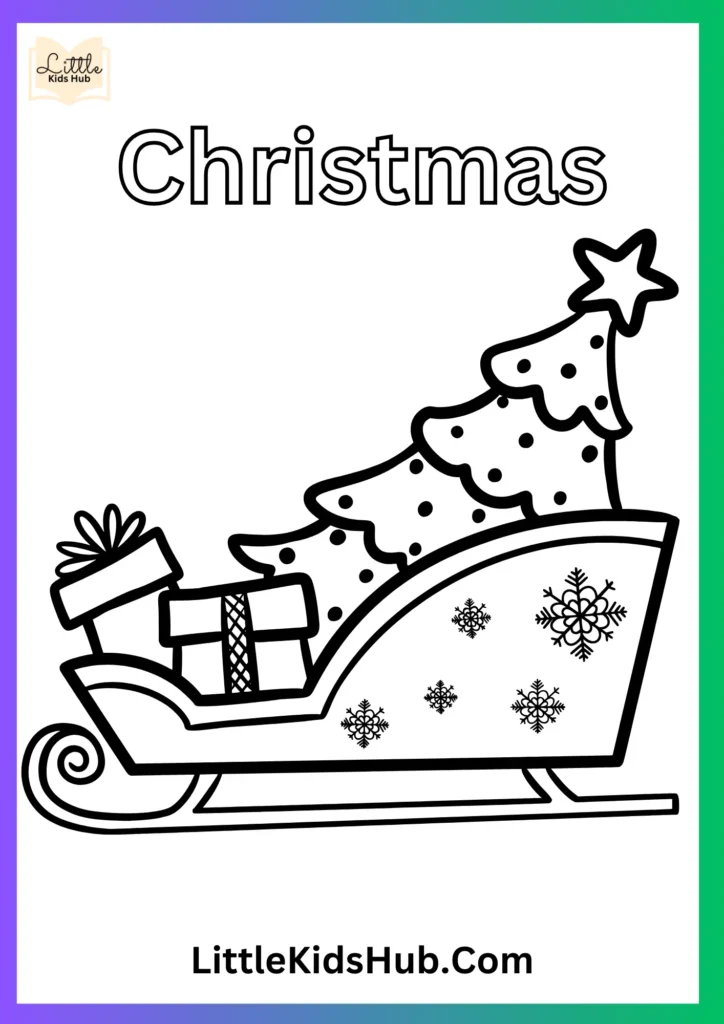 _Christmas packages Coloring Pages