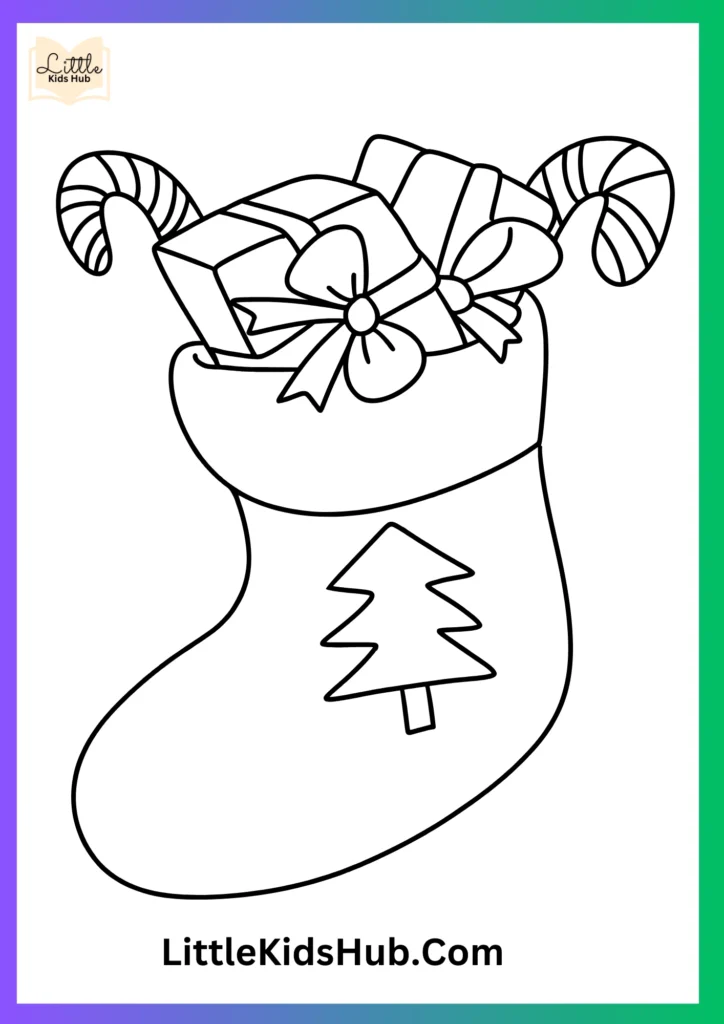 Christmas Stockings coloring pictures