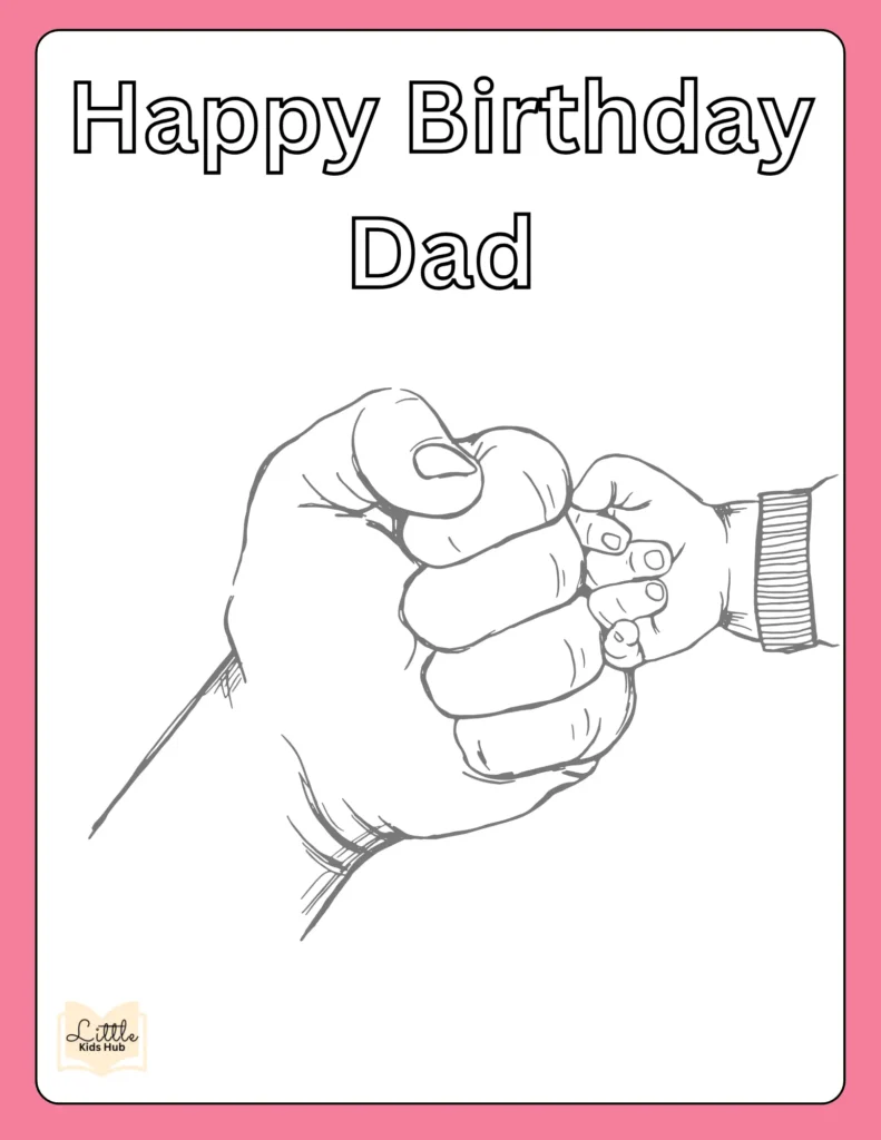 Happy birthday Coloring Pages MOM & DAD