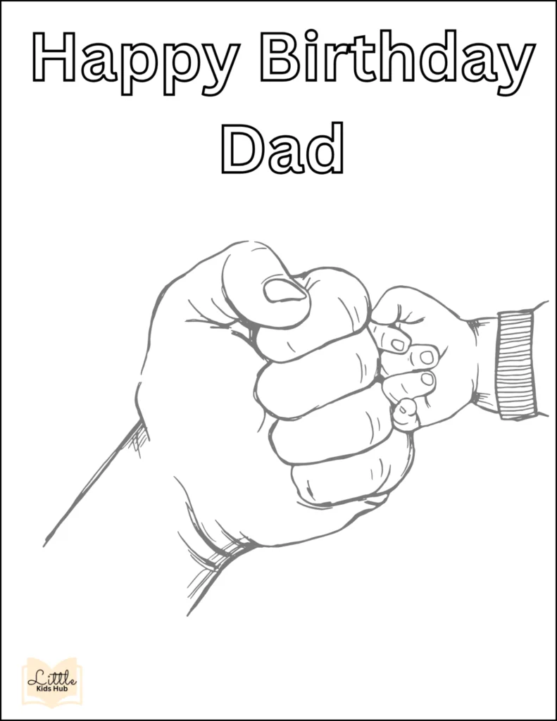 Happy birthday Coloring Pages MOM & DAD