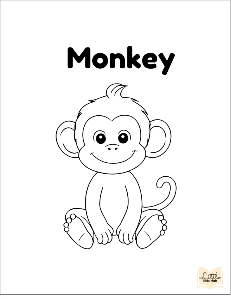 zoo animal coloring pages