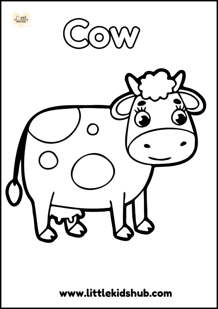 free printable cow pictures