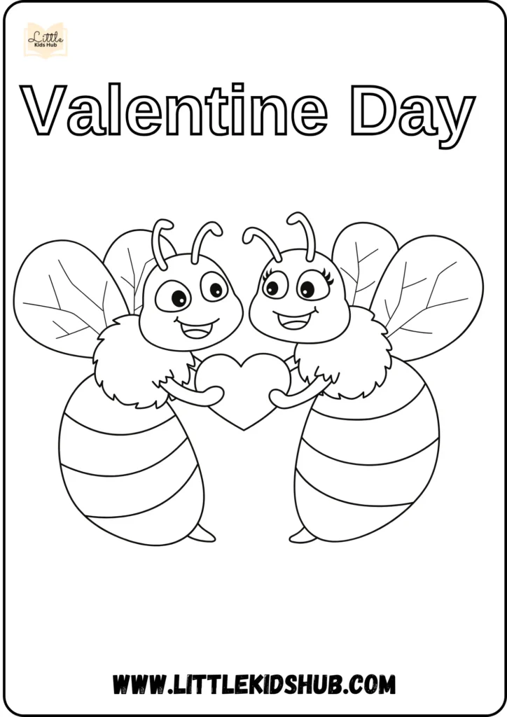 valentines day coloring pages for kids