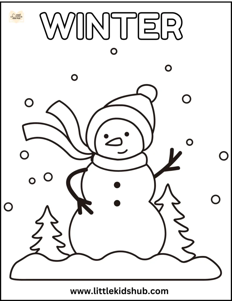 Free Printable Winter Coloring Pages