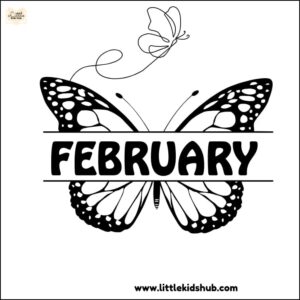 February Coloring Pages