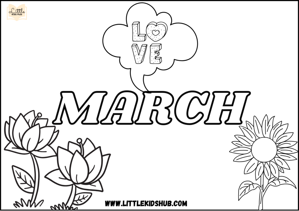 spring coloring pages printable pdf